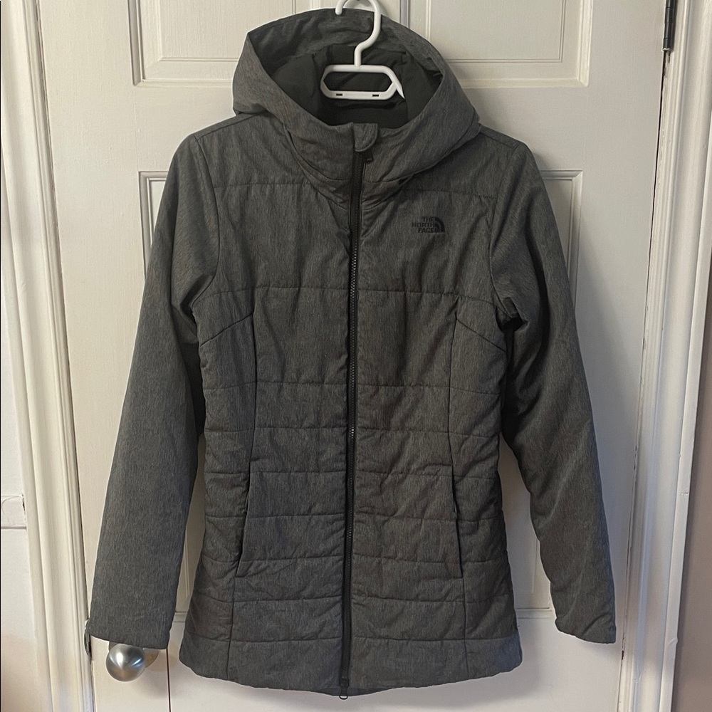 The North Face Women's Hooded Ski/Snow Jacket in Heather Gray
